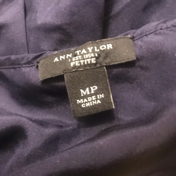 Ann Taylor Ruffle Blouse in Blue & Green - Picture 3 of 6